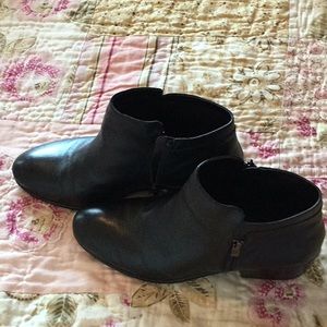 Black booties, Aerosoles, size 9 1/2.